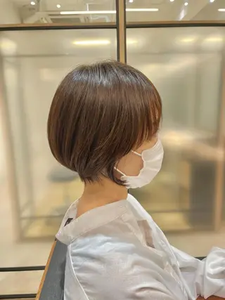 ショート シノハラ ガクト ショート/白髪ぼかしのヘアスタイル