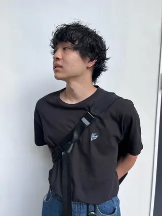 ミディアム パーマ メンズ トレンドヘア◎ 店長 清原佑太のヘアスタイル