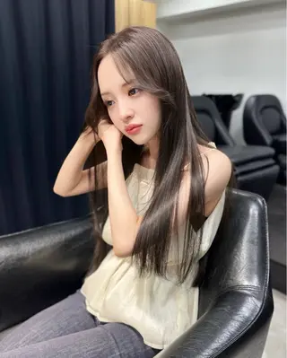 ロング カラー 韓国ヘア 店長NEGIのヘアスタイル