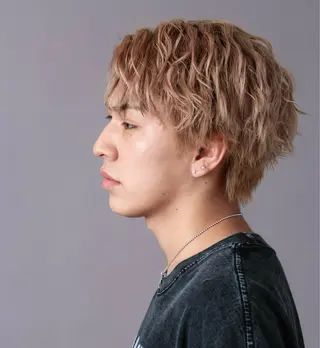 パーマ メンズ メンズカット／パーマ 牛尾丈のヘアスタイル