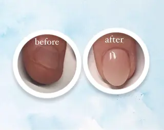 メンズ ネイル 爪ケア/深爪 自爪育成 🐰えむのネイルデザイン