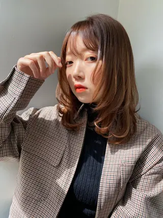 ミディアム カラー アレンジ指名 no.1✨ｈａｋｏのヘアスタイル