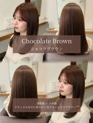 ロング カラー キラ🌟 艶感color🎀のヘアスタイル