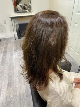 ロング カラー 先着1名様限定 カット無料のヘアスタイル
