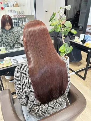 ロング カラー パーマ レイヤー/ショート chere狭山のヘアスタイル