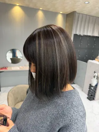 ミディアム カラー 福岡美髪矯正/ KAEDEのヘアスタイル