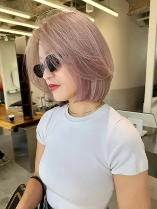 ショート カラー 🔥二刀流美容師🔥 渋谷/近澤瑠以✂️のヘアスタイル