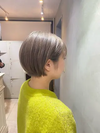 ショート まとまるボブ🌼 アレンジ🌼鴨下穂香のヘアスタイル