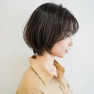 ショート 天王寺韓国ヘア 小山歓実のヘアスタイル