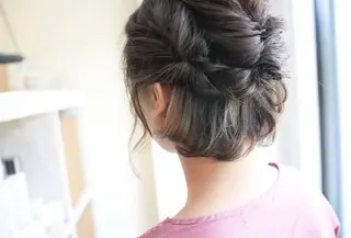 ヘアアレンジ カラー ショート 新生活応援★半額/ 25歳以下　“内間”のヘアスタイル