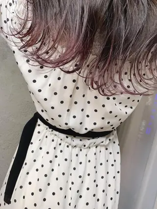 セミロング カラー カワシマ セイカのヘアスタイル
