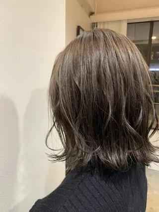 ミディアム カラー ヘアアレンジ 山崎 澪 レイヤーカット/大宮のヘアスタイル