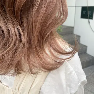 ミディアム カラー ヘアアレンジ マツエク・マツパ 透明感カラー🫧ヘア セット🫧松本菜月の眉毛・アイブロウイメージ
