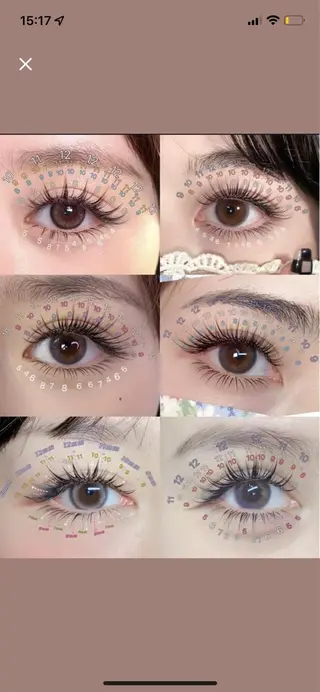 マツエク・マツパ プライベートサロン MRYのマツエク・マツパデザイン