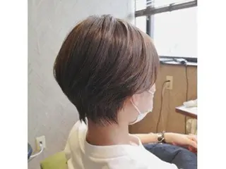 ショート カラー パーマ ヘアアレンジ 【ヘアケア特化型】 newi天王寺のヘアスタイル