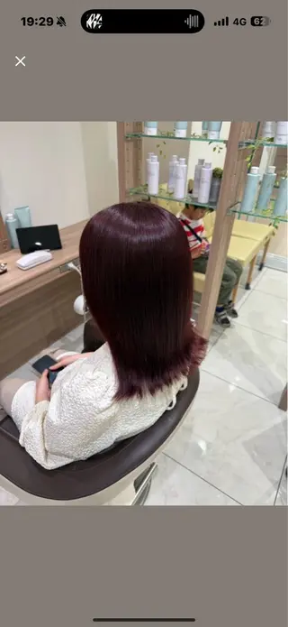 ミディアム 玉村 愛李 【ash 津田沼店】のヘアスタイル