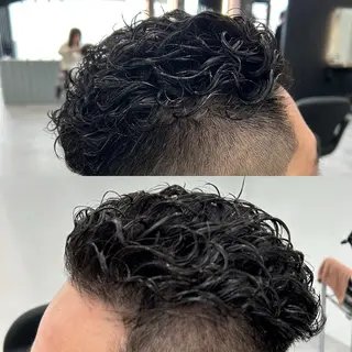 パーマ メンズ 土屋 竣奨のヘアスタイル
