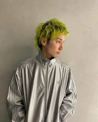 ショート カラー メンズ 吉武 茂暉のヘアスタイル