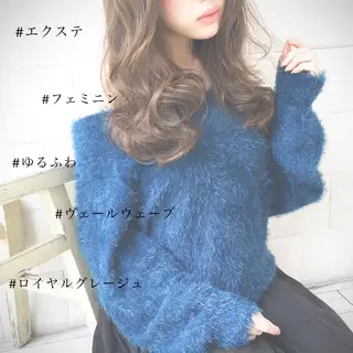 ロング カラー パーマ ヘアアレンジ ネイル マツエク・マツパ ◆感動口コミ/最小顔 理論カット◆森口 峻のヘアスタイル