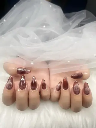 ネイル ハイネイル 自宅サロンのネイルデザイン
