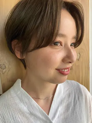 ショート カラー Hareru 豊田 修廣のヘアスタイル