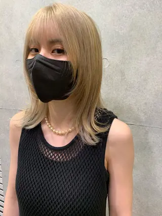 ミディアム オシャレ髪✔️ 店長オオキアキヒロのヘアスタイル