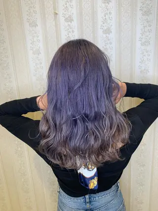 セミロング カラー 坂井 水菜美のヘアスタイル