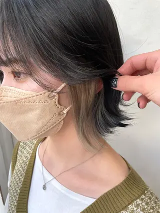 ショート カラー 【店長】インナー指名 No.1戸塚優思のヘアスタイル