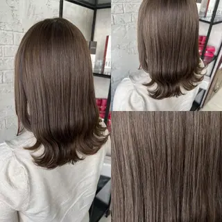 ミディアム カラー エクステ＆艶カラー 🎀YURINA🎀のヘアスタイル