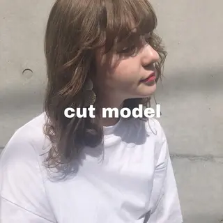 ミディアム 【淡色color/ nail】maikoのネイルデザイン