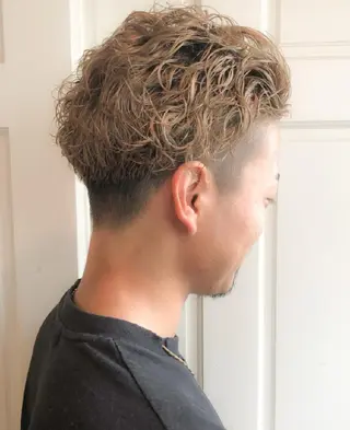 パーマ メンズ ショート✨ボブ✨代表 新田見美仁のヘアスタイル