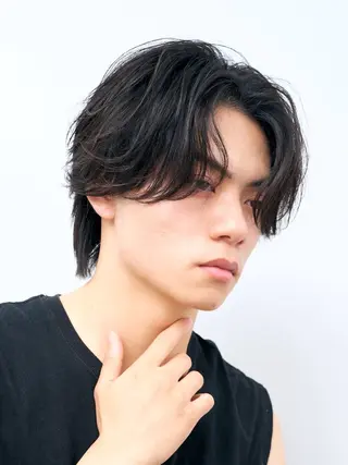パーマ メンズ 【メンズ特化⚡️】 曲がる矯正/千原涼麻のヘアスタイル