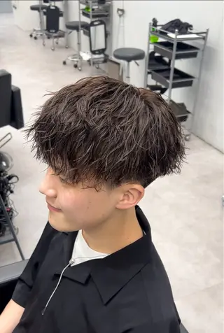 ミディアム カラー パーマ メンズ 【メンズ特化美容師】 🐍NAO🐍のヘアスタイル