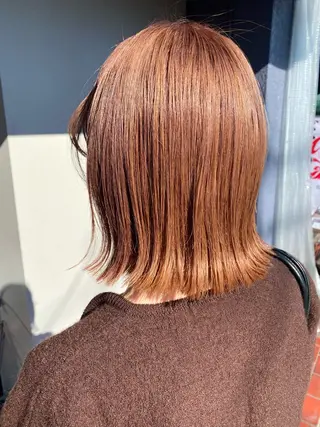 ミディアム カラー hito小塩 菜津実🌼のヘアスタイル