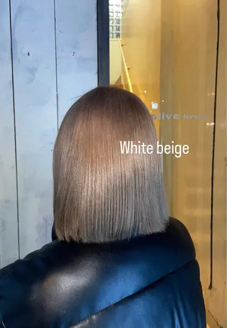ショート カラー 透明感カラー☆スパ☆ 石上遥楓のヘアスタイル