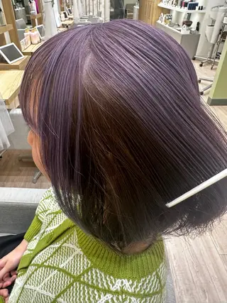 ミディアム カラー 織田 ゆみのヘアスタイル