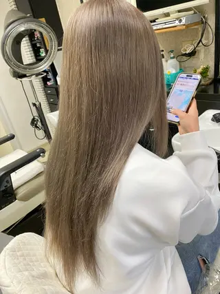 ロング カラー パーマモデル募集中 渥美翔人のヘアスタイル