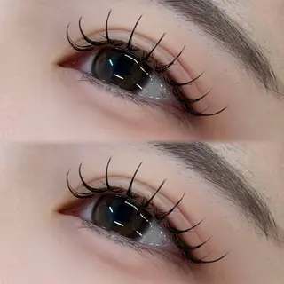 マツエク・マツパ しみず🌙💭 ぱっちり束感/横浜のマツエク・マツパデザイン