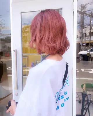 ミディアム ウルフカット ハッシュカット/七海のヘアスタイル