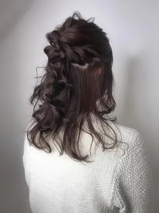 セミロング ヘアアレンジ ✂️似合わせの魔術師 石田一樹✂️のヘアスタイル