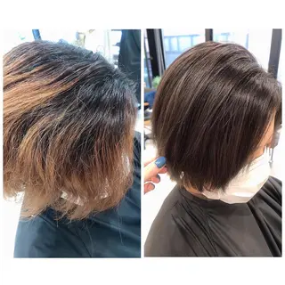 ショート 天野 優美のヘアスタイル