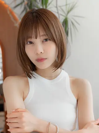 ショート カラー 田中航平/渋谷ボブ/ レイヤーボブのヘアスタイル