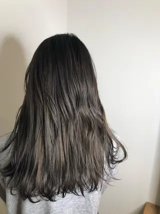 ロング カラー ヘアアレンジ 髪質改善 MAKIのヘアスタイル