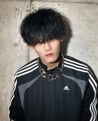 ショート カラー メンズ メンズウルフ特化🐺 🔥長山耕大🔥のヘアスタイル