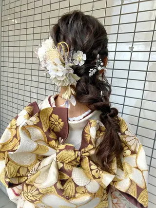 ロング ヘアアレンジ 小島 よしおのヘアスタイル