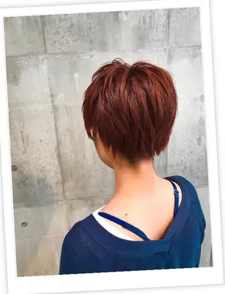 ショート カラー パーマ ヘアアレンジ メンズ キッズ ネイル マツエク・マツパ EnBlesS西宮 マンツーマン神道有基のヘアスタイル