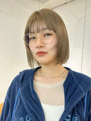 ショート カラー 原 瑞希のヘアスタイル