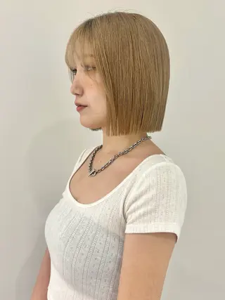 ミディアム 👔ボブ﹨髪質改善 ストレート🩳ももかのヘアスタイル