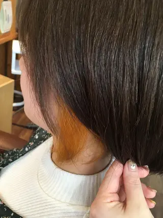 ショート カラー ✨🌿大人可愛い愛さ れhair🌿✨松本のヘアスタイル