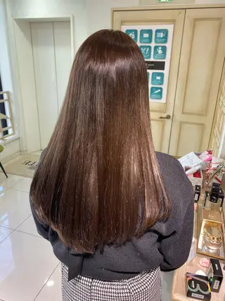 ロング カラー ヘアアレンジ 透明感カラー 古山 結季🌙🖤のヘアスタイル